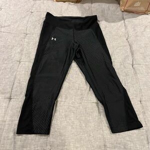 Under Armour Black Cropped Athletic Leggings